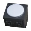 Serie Civile ETTROIT Nero Compatibile Con Bticino Living International (Lampada Led Segnapasso 2M 220V 4000K) - ASDSHOP