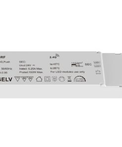 Alimentatore Dimmerabile LED 24V 150W, RF 2.4G e Push Dim per Strisce LED 310X45X30mm LN-150-24-RF - ASDSHOP