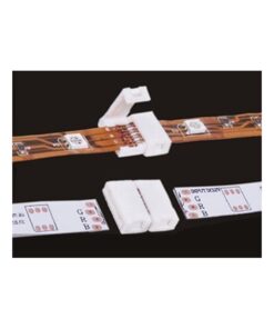 4 PZ Connettore 10mm Per Unire Due Bobine Led Smd RGB 5050 Senza Saldare