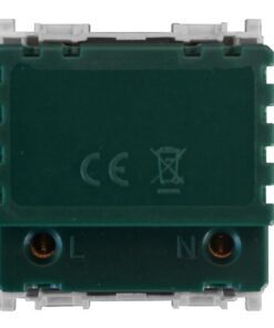 Serie Civile ETTROIT Bianco Compatibile Con Vimar Plana (Lampada Led Segnapasso 2M 220V 4000K) - ASDSHOP