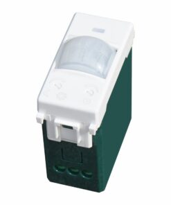 Serie Civile ETTROIT Bianco Compatibile Con Vimar Plana (Sensore Movimento e Crepuscolare 1M)