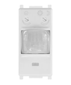 Alternative view of Serie Civile ETTROIT Bianco Compatibile Con Vimar Plana (Sensore Movimento e Crepuscolare 1M)