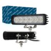 Fanale Luci Diurne A Led DRL Work Light Faro Da Lavoro 12V 24V 24W (6X4W) IP67 2400lm Bianco 6000K - ASDSHOP