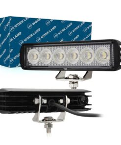 Fanale Luci Diurne A Led DRL Work Light Faro Da Lavoro 12V 24V 24W (6X4W) IP67 2400lm Bianco 6000K - ASDSHOP