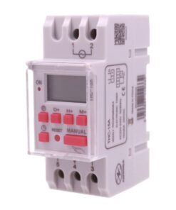 Interruttore Orario Digitale Settimanale Programmabile, Orologio Timer Modulare 2M, 16 ON/OFF, Display LCD, Funzione Impulso e Countdown, Programmatore Luci Pompa Cancello - ASDSHOP