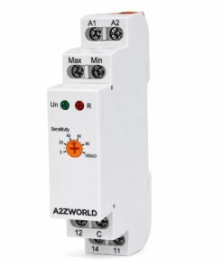 Relè Controllo Livello Liquidi, AC/DC 24-240V 10A, Gestione Semplice del Livello tra Minimo e Massimo, Regolatore Livello Acqua, Per Pompe e Serbatoi, 1 Modulo Guida Din - ASDSHOP