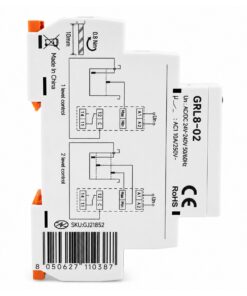Relè Controllo Livello Liquidi Avanzato, AC/DC 24-240V 10A, Controllo 1 o 2 Livelli, Pump Up/Down, Ritardo 0,1-10S, Regolatore Livello Acqua, Per Pompe e Serbatoi, 1 Modulo Guida Din - ASDSHOP