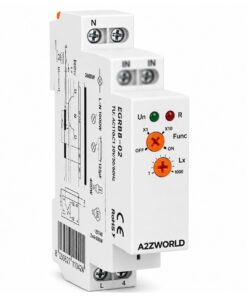 Relè Interruttore Crepuscolare Modulare, 220V 16A, Sensore Luce Esterno Incluso, Regolabile 1-10000 Lux, 1 Modulo Barra DIN - ASDSHOP