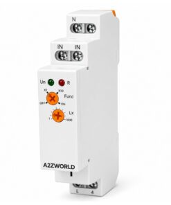 Relè Interruttore Crepuscolare Modulare, 220V 16A, Sensore Luce Esterno Incluso, Regolabile 1-10000 Lux, 1 Modulo Barra DIN - ASDSHOP