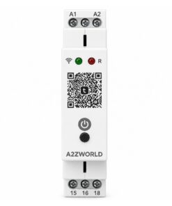 Relè Temporizzato WIFI Modulare, 220V 16A, Timer Temporizzatore Smart Tuya, 1 Modulo Barra DIN, 1 contatto SPDT, Comando App e Manuale - ASDSHOP