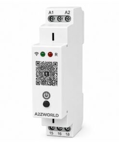 Relè Temporizzato WIFI Modulare, 220V 16A, Timer Temporizzatore Smart Tuya, 1 Modulo Barra DIN, 1 contatto SPDT, Comando App e Manuale - ASDSHOP