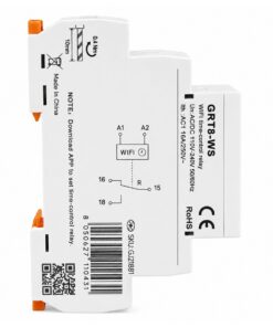 Relè Temporizzato WIFI Modulare, 220V 16A, Timer Temporizzatore Smart Tuya, 1 Modulo Barra DIN, 1 contatto SPDT, Comando App e Manuale - ASDSHOP