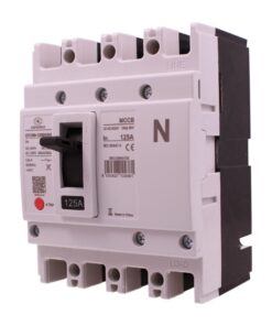 Interruttore Scatolato MCCB 4P 100A/125A 36kA, Magnetotermico Trifase AC 400V (125A) - ASDSHOP