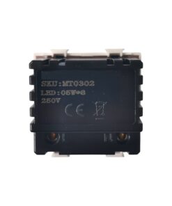 Serie Civile ETTROIT Bianco Compatibile Con Bticino Matix (Lampada Led Segnapasso 2M 220V 6000K) - ASDSHOP