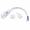 Kit Accessori per Striscia LED 220V SL22011, Cavo Alimentazione+Tappo Chiusura+Terminale Con Pin - ASDSHOP