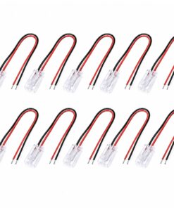 10 PZ Connettore di Alimentazione Per Striscia Led Neon Flex SL241110