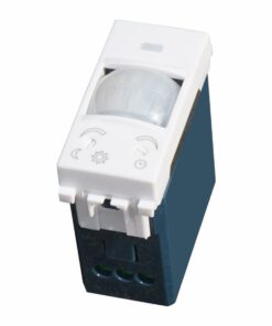 Serie Civile ETTROIT Bianco Compatibile Con Vimar Arke (Sensore Movimento e Crepuscolare 1M)