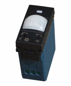 Serie Civile ETTROIT Nero Compatibile Con Vimar Arke (Sensore Movimento e Crepuscolare 1M)