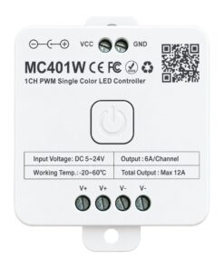 Led Dimmer Push WIFI RF 2.4G, App TUYA, Smart Life Max 12A DC 5–24V