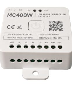Led Dimmer Push WIFI RF 2.4G, 12 In 1, App TUYA, Smart Life Max 12A DC 5–24V, - ASDSHOP