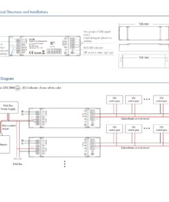 Unità Broadcast DALI DT6 DT8, Espansore Circuito Bus con Alimentatore Integrato Max 200mA, per DIM CCT RGB RGBW, AC220V - ASDSHOP
