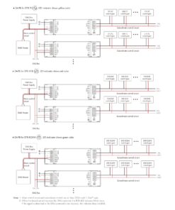 Unità Broadcast DALI DT6 DT8, Espansore Circuito Bus con Alimentatore Integrato Max 200mA, per DIM CCT RGB RGBW, AC220V - ASDSHOP