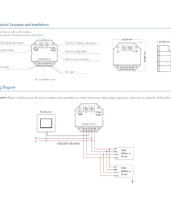 Master Dimmer DALI Push DA-P Controller Universale con Pulsante 230V Dimmer LED Bus DALI Alimentatore Integrato Controllo ON/OFF e Regolazione Luce - immagine 4