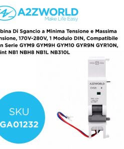 Bobina Di Sgancio a Minima Tensione e Massima Tensione, 170V-280V, 1 Modulo DIN, Compatibile Con Serie GYM9 GYM9H GYM10 GYR9N GYR10N, Chint NB1 NBH8 NB1L NB310L - ASDSHOP