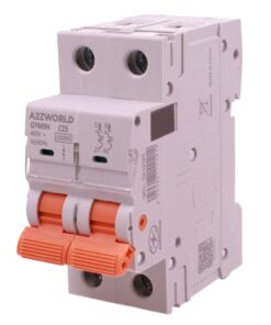 MCB Interruttore Magnetotermico Automatico Curva C 2P 2M 10000A AC 400V IP20 GYM9H, Accoppiabile Con Bobina di Sgancio GA01231 GA01232, Disponibili 25A 32A 40A 63A (C25A) - ASDSHOP