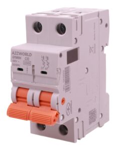 MCB Interruttore Magnetotermico Automatico Curva C 2P 2M 10000A AC 400V IP20 GYM9H, Accoppiabile Con Bobina di Sgancio GA01231 GA01232, Disponibili 25A 32A 40A 63A (C32A) - ASDSHOP