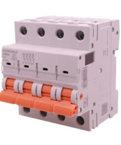 MCB Interruttore Magnetotermico Trifase 380V Curva C 4P 4M 10000A AC 400V IP20 GYM9H, Accoppiabile Con Bobina di Sgancio GA01231 GA01232, Disponibili 25A 32A 40A 63A (C25A) - ASDSHOP