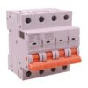 MCB Interruttore Magnetotermico Trifase 380V Curva C 4P 4M 10000A AC 400V IP20 GYM9H, Accoppiabile Con Bobina di Sgancio GA01231 GA01232, Disponibili 25A 32A 40A 63A (C32A) - ASDSHOP