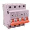 MCB Interruttore Magnetotermico Trifase 380V Curva C 4P 4M 10000A AC 400V IP20 GYM9H, Accoppiabile Con Bobina di Sgancio GA01231 GA01232, Disponibili 25A 32A 40A 63A (C40A) - ASDSHOP