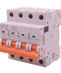 MCB Interruttore Magnetotermico Trifase 380V Curva C 4P 4M 10000A AC 400V IP20 GYM9H, Accoppiabile Con Bobina di Sgancio GA01231 GA01232, Disponibili 25A 32A 40A 63A (C40A) - ASDSHOP
