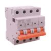 MCB Interruttore Magnetotermico Trifase 380V Curva C 4P 4M 10000A AC 400V IP20 GYM9H, Accoppiabile Con Bobina di Sgancio GA01231 GA01232, Disponibili 25A 32A 40A 63A (C63A) - ASDSHOP