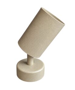 Faro Lampada Led Da Soffitto Parete GU10 Orientabile, Colore Disponibili Bianco Nero Sabbia (Sabbia)
