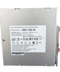 Alternative view of MW MEAN WELL XDR-120E-48 Trasformatore Rotaia Industriale 48V 120W 2,5A Barra Guida DIN Rail Power Supply Input 220V