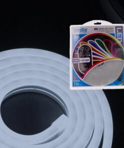 Alternative view of Striscia LED Neon 5M 8.5W/M 12V 120LED Modellabile e Tagliabile IP65 Angolazione 120°, 9 Colori Disponibili (Bianco Freddo 6500K)