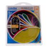 Striscia LED Neon 5M 8.5W/M 12V 120LED Modellabile e Tagliabile IP65 Angolazione 120°, 9 Colori Disponibili (Giallo)