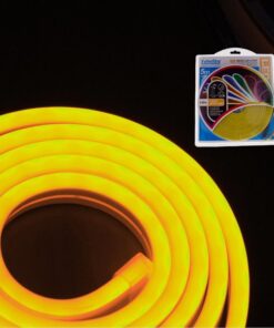 Alternative view of Striscia LED Neon 5M 8.5W/M 12V 120LED Modellabile e Tagliabile IP65 Angolazione 120°, 9 Colori Disponibili (Giallo)