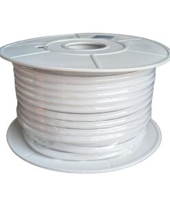 Striscia Led 220V AC IP65 Da 50 Metri, 10W/M 260LED/M 888LM/M, Tagliabile Ogni 5cm, CRI≥85 10X7mm, Angolo 180°, IP65, Tanti Accessori Inclusi, Disponibili 3000K 4000K 6500K (Bianco Neutro 4000K)