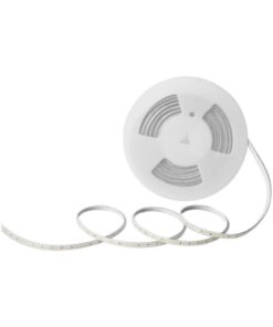 Striscia LED SMD 2835 220V 11W/m IP65, Bobina 10m con Spina Schuko (Rosso)