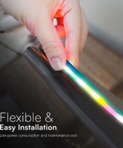Kit Striscia Led Neon Flex RGB Magic Smart 3W/m 5m 30LED/m USB 5V con Telecomando e Bluetooth App LotusLamp SKU-24050 - immagine 6