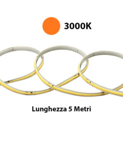 Alternative view of 24V Striscia LED COB IP68 11W/M 5 Metri 480 LED/M 743LM/M CRI≥90 W8xH4.5mm 180°, Disponibili 3000K 4000K 6500K (Bianco Caldo 3000K)