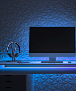 Striscia LED 24V 10W/m Impermeabile IP67, 5m, 840LM/M Larghezza 10mm Taglio 50mm, Disponibili 3000K 4000K 6400K (Blu) - immagine 3