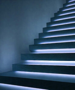 Striscia LED 24V 10W/m Impermeabile IP67, 5m, 840LM/M Larghezza 10mm Taglio 50mm, Disponibili 3000K 4000K 6400K (Blu) - immagine 4