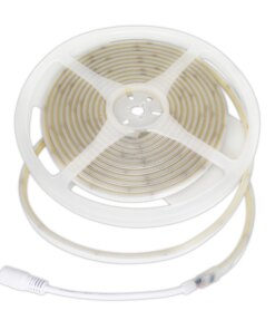 Striscia LED 24V 10W/m Impermeabile IP67, 5m, 840LM/M Larghezza 10mm Taglio 50mm, Disponibili 3000K 4000K 6400K (Bianco Caldo 3000K)