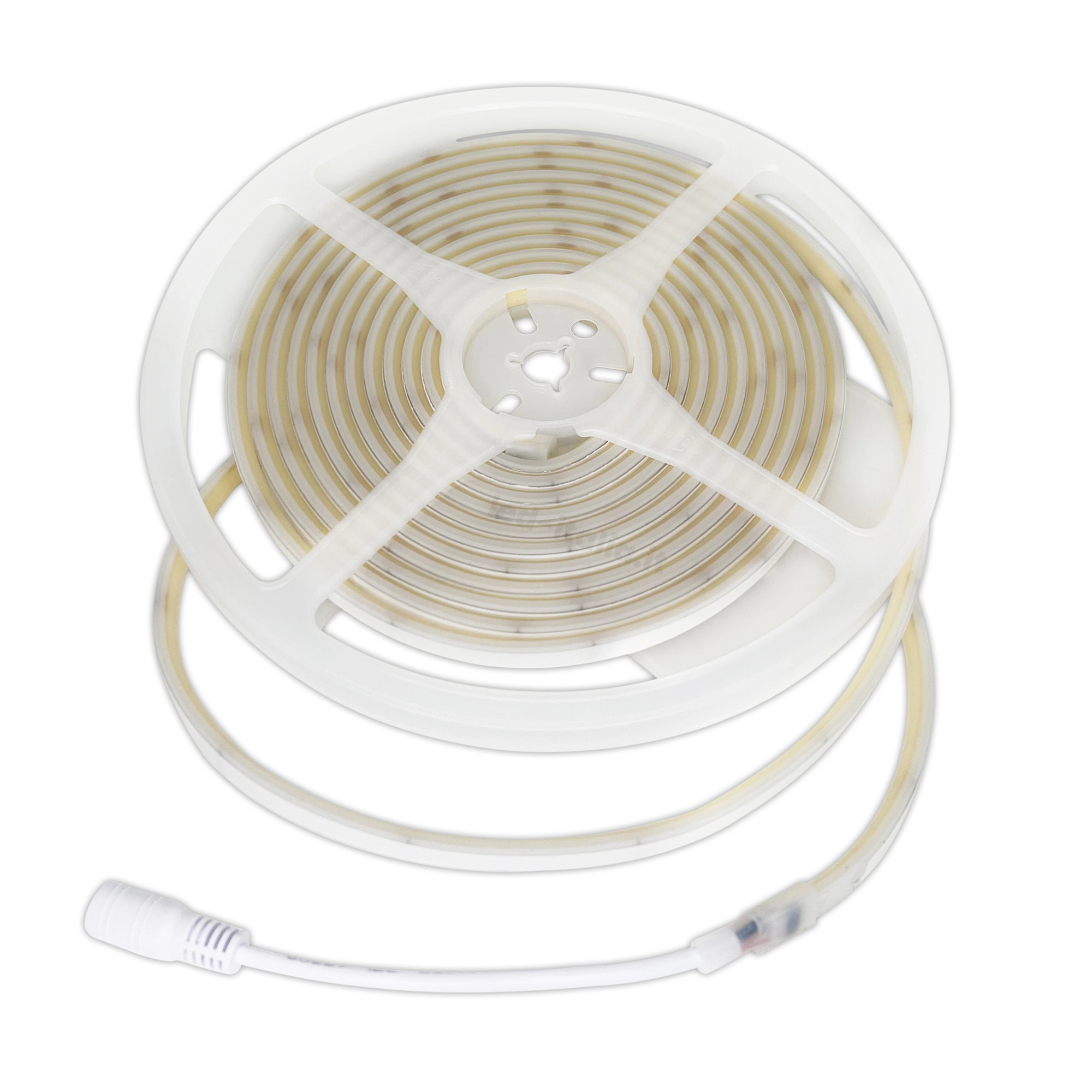 Striscia LED 24V 10W/m Impermeabile IP67, 5m, 840LM/M Larghezza 10mm Taglio 50mm, Disponibili 3000K 4000K 6400K (Bianco Caldo 3000K)