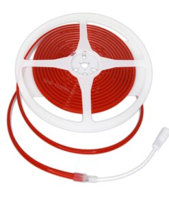 Striscia LED 24V 10W/m Impermeabile IP67, 5m, 840LM/M Larghezza 10mm Taglio 50mm, Disponibili 3000K 4000K 6400K (Rosso)