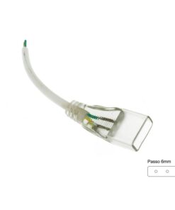 Connettore di Alimentazione Morbido Gomma Per Neon Flex SL2455 - immagine 3